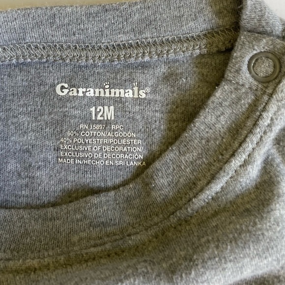 Garanimals Fun Lift-up-Flap Smiling Sun Face Made you Smile Bodysuit Size 12 M - Picture 7 of 7